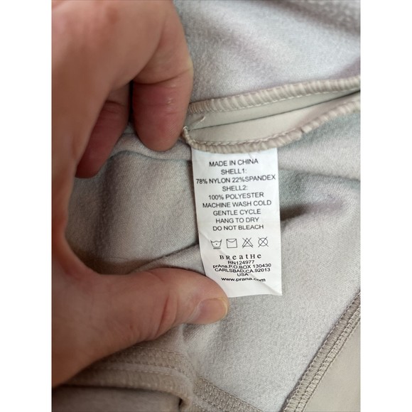Prana Breathe Ladies Zip Up Athletic Jacket Coat size XS full zip - Picture 9 of 12